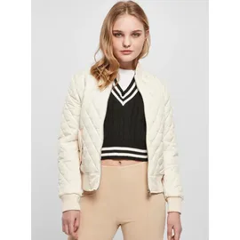 URBAN CLASSICS Diamond Quilt Nylon Steppjacke White Sand XS