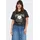ONLY CARMAKOMA T-Shirt ONLY CARMAKOMA "CARLUCY LIFE REG S/S TOP JRS NOOS", Damen, Gr. M, schwarz (schwarz print:texana wild), Jersey, Obermaterial: 100% Baumwolle, regular fit normal, Rundhals, Shirts T-Shirt, Baumwolle, regular fit