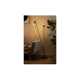 Hell LED-Stehlampe Tom Alu, Eisen, Stahl & Metall Schwarz