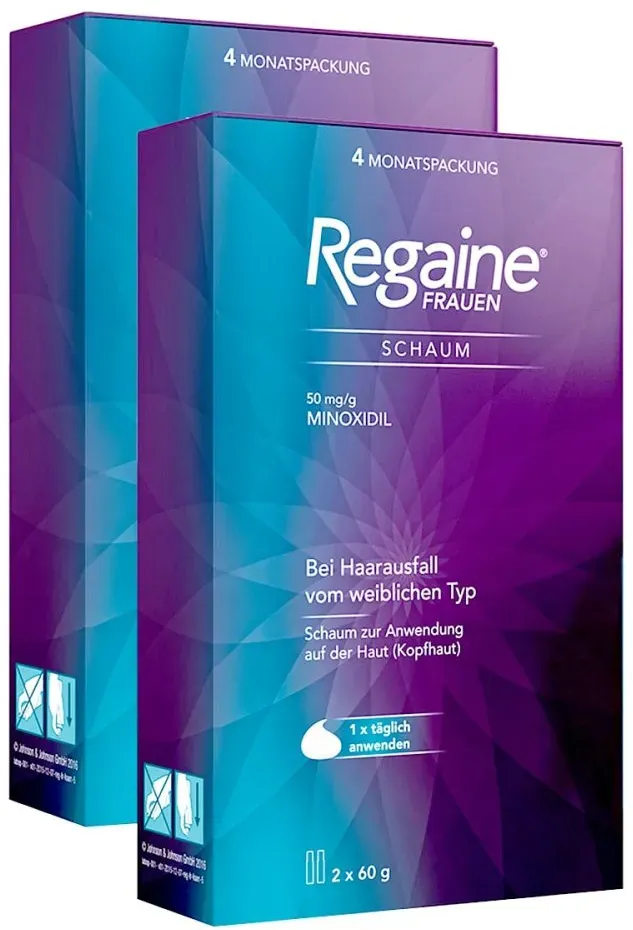 Regaine Frauen Schaum mit Minoxidil bei erblichem Haarausfall