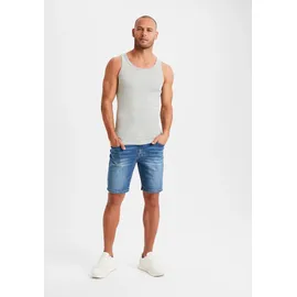 H.I.S. H.I.S Tanktop »Feinripp« schwarz|grau M