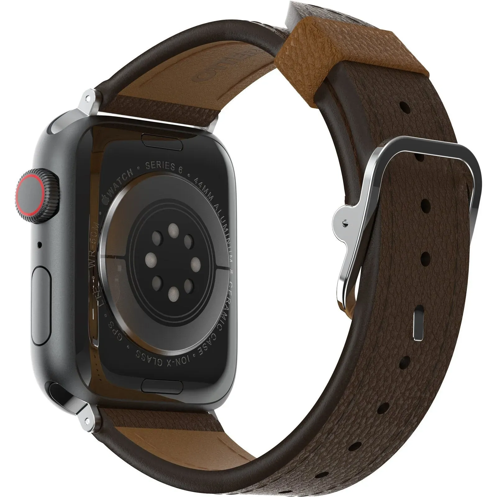 OtterBox Apple Watch Armband Leder für Apple Watch - 44mm - Braun - Schnallenverschluss