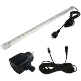 könige hausdeko gmbh Köhko LED-Beleuchtung Leiste 60 cm wasserdicht für Wasserfall Alberta (15-150 cm) - Grün