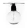 Luxform LED-Lichterkette Solar 3,8 m Transparent