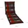 GO-DE Liegenauflage 190 x 60 x 8 cm Rot kariert