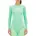 langarm Funktionshirt Damen light green/white/white S/M