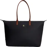 Tommy Hilfiger Popette Maxi Tote Blau - Braun/Schwarz