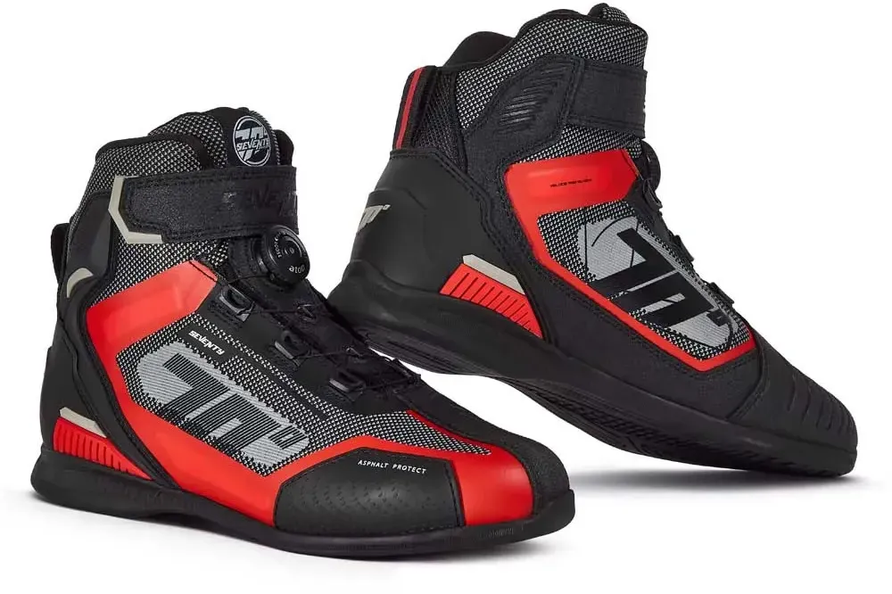 Seventy Degrees Sd-br3 Veloce Pro Touring-stiefel - Black / Red - EU 41