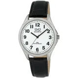 Q&Q C192 Herrenuhr Schwarz 38 mm C192J304Y