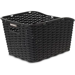 Basil Weave WP Hinterradkorb schwarz