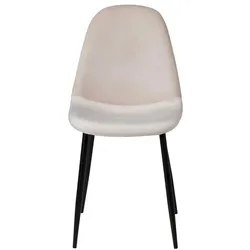 Polar Esszimmerstuhl Velour beige.