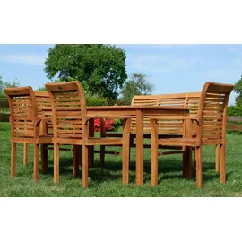 ASS Altenburger Teak Set 7-tlg. Braun