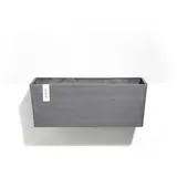 Ecopots Bruges Hängend Grau 55 cm x 20 cm x 21 cm