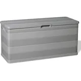 furnicato Gartenbox 117 x 45 x 56 cm Grau