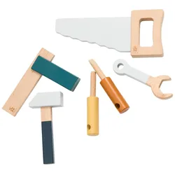 Sebra - Holzwerkzeug-Set, grau
