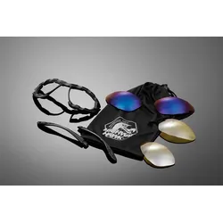 HIGHWAY HAWK Sonnenbrille, schwarz, schwarz