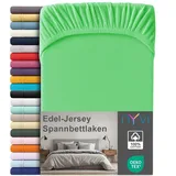 nyvi Spannbettlaken Jersey 140 x 200 - 160 x 200 cm Apfel