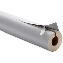 1m Hartschaum Rohrisolierung mit Kunststoffummantelung, 100% EnEV (Ausführung: 42x40 mm)