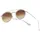 Ray-Ban Round Double Bridge RB3614N 001/4O 51-22 gold/blue gradient flash