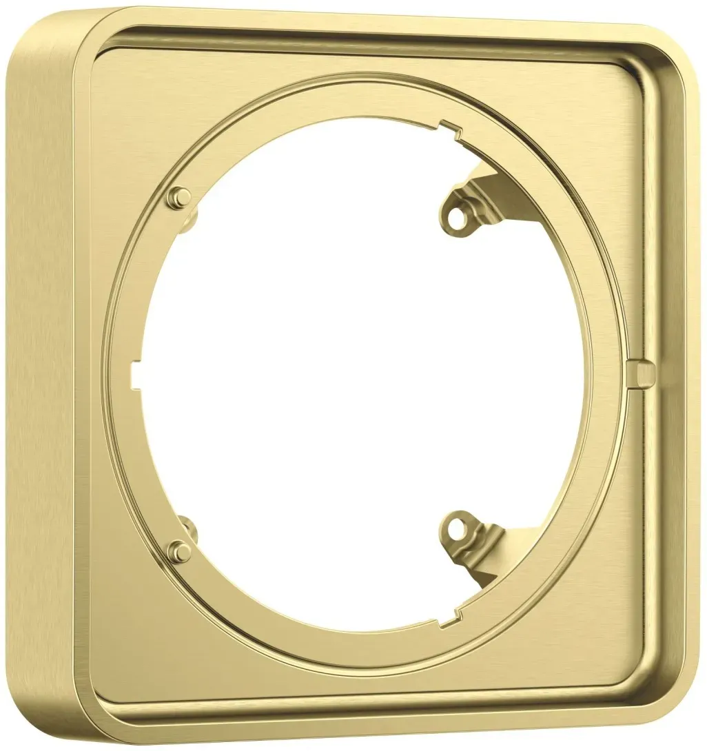 Hansgrohe Verlängerungsrosette AXOR ShowerSelect ID softsquare 22 mm brushed brass, 13643950 13643950