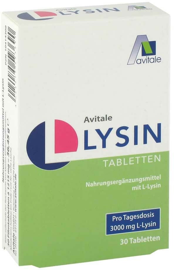 Avitale L-Lysin 750 mg Tabletten 30 St 30 St Tabletten