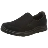 Skechers Damen Cozard Slip On Sneaker, Black Mesh Nubuck Water Stain Repellent, 38 EU