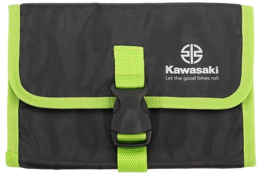 Preisvergleich Produktbild Kawasaki Kulturbeutel Kawasaki Kulturtasche Kulturbeutel schwarz