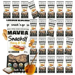 MAVEA karamellisierte Nüsse mit Honig und Salz 24 Pack x 80g