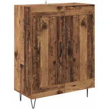 vidaXL Highboard 34 x 69,5 x 180 cm Braun