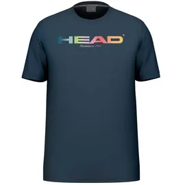 Head Racket Head Rainbow T-Shirt Junior, Navy - 140