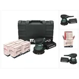 Metabo FSX 200 Intec Exzenterschleifer 240 W 125 mm + 4x Toolbrothers TURTLE Schleifset + Koffer