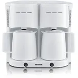 Severin Duo-Filterkaffeemaschine KA 9314 weiß