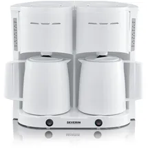 Severin Duo-Filterkaffeemaschine KA 9314 weiß