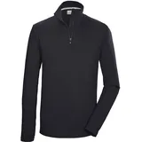 KILLTEC Herren Funktionsshirt mit Stehkragen und Reißverschluss KSW 95 MN LS SHRT, schwarz L,