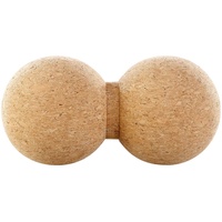 Newgen Medicals Massage-Kugeln: Massage-Duoball & Faszien-Trainer zur Selbstmassage, Kork, Ø 6,5 cm (Duo-Massageball, Faszien-Bälle, Fuss Massager)