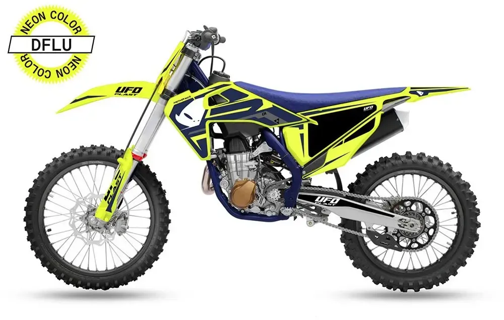 Ufo Apodis Husqvarna Tc 125 19-22 Plastikbausatz - Fluo Yellow - One Size