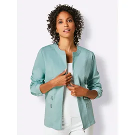 Creation L Premium creation L Blusenblazer Baumwoll-Lyocell-Jeans-Blazer Langarm blau 38