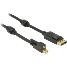 DeLock DisplayPort-Kabel 2,00 m Schwarz