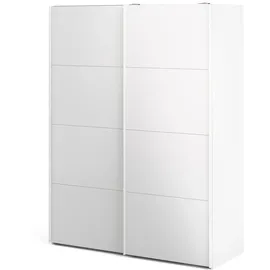 VCM Veto B150 cm) 2 Türen weiß und weiß hochglanz.
