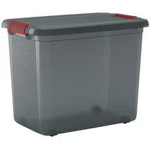 KIS Aufbewahrungsbox K Latch stapelbar (B x H x T) 590 x 450 x 390 mm Rauchgrau, Transluzent 1 St.