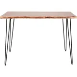 KAWOLA Bartisch ERGEA 130 x 70 cm Braun