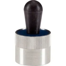 Seitendruckstück, mit Kunststofffeder und Stift - INCH/leichte Federkraft | d1=7/16 Zoll / d2=0,236 Zoll / Federkraft=~ 4,4 lb | 2B150.0225