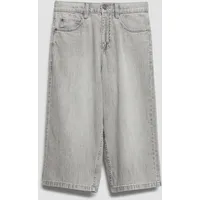 s.Oliver Wide Leg Skater Jeansshorts aus reiner Baumwolle, Black, 152