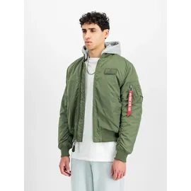 Alpha Industries MA-1 TT Two Tone Hood CW grün M