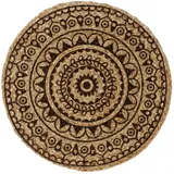 vidaXL Tischset, Mathis 6 Stk. 38 cm Rund Jute
