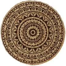vidaXL Tischset, Mathis 6 Stk. 38 cm Rund Jute