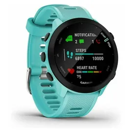 Garmin Forerunner 55 mit Silikon-Wechselarmband türkisblau/schwarz