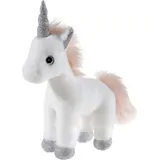 HEUNEC 320970 - EINHORN stehend mit Glitzer, 28 cm
