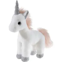HEUNEC 320970 - EINHORN stehend mit Glitzer, 28 cm