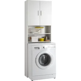 FMD Olbia Waschmaschinenumbauschrank 64 x 190 x 26 cm Weiß
